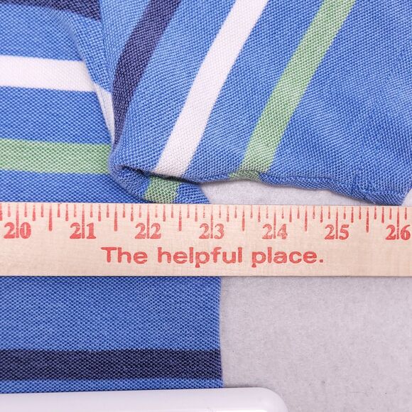 IZOD Casual Collared Short Sleeve Polo Shirt Adult Mens Size XL Blue - Picture 9 of 12